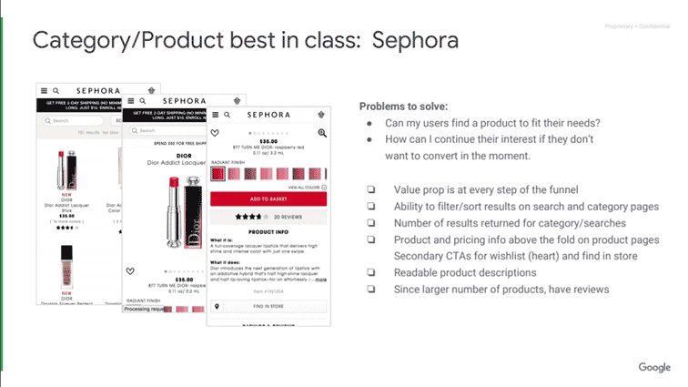 Ausschnitt aus dem UX Playbook E-Commerce - UX-Best-Practices für Produktdetailseiten.