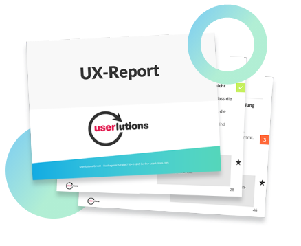 Ein umfangreiche Report wird von UX-Experten erstellt